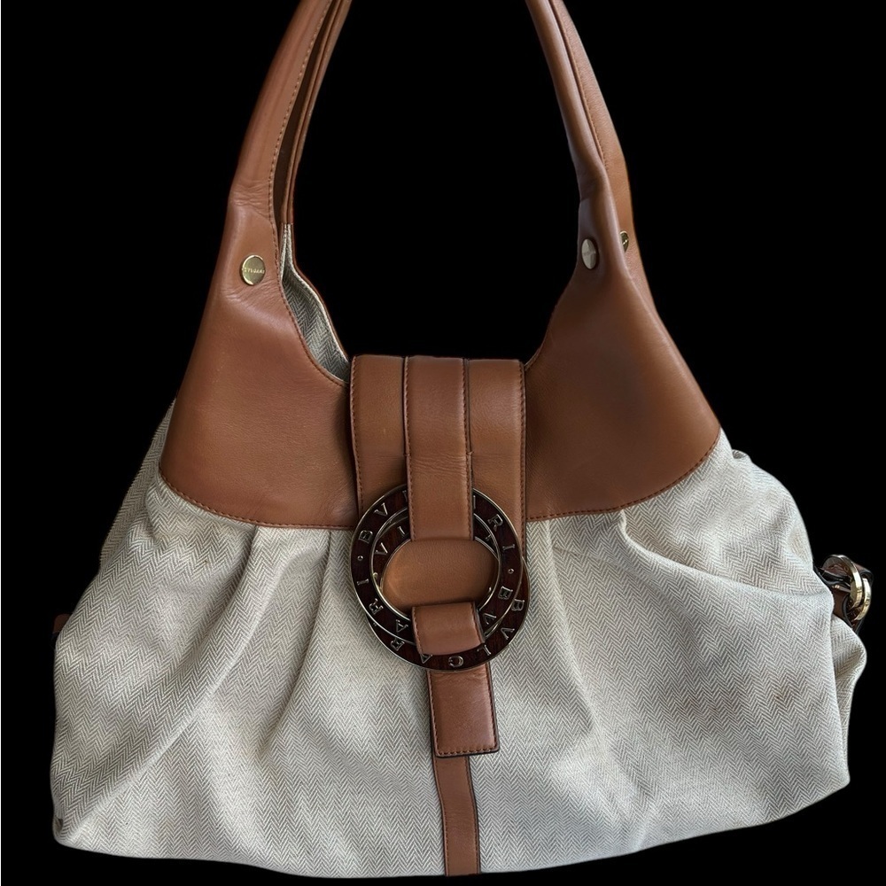 Gorgeous lamb and canvas Bvgari